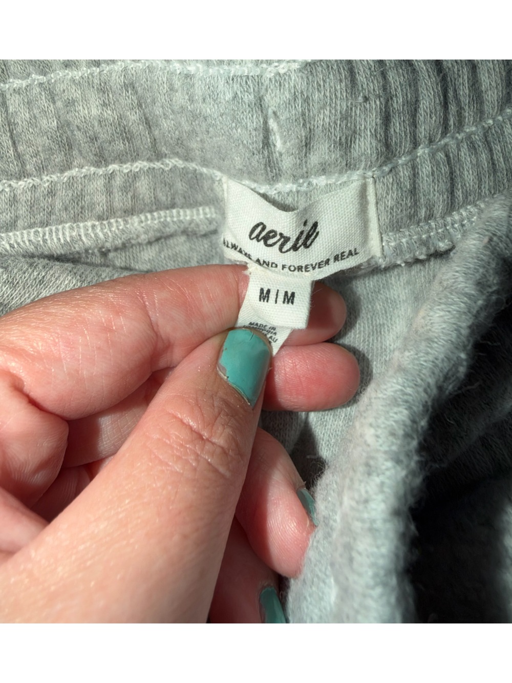 aerie Light Gray Women's Button-Up Cardigan Set - Picture 5 of 5